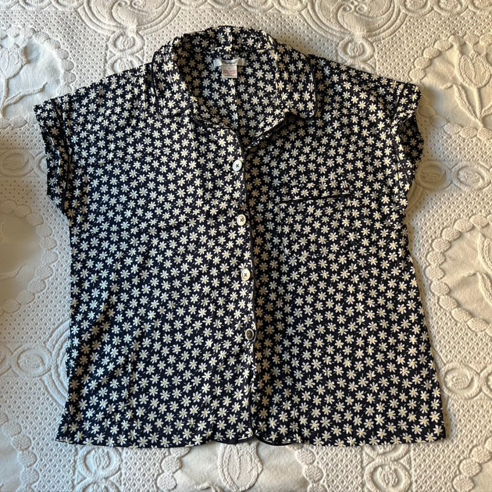 Madewell Sleepwear Cotton Floral Top
